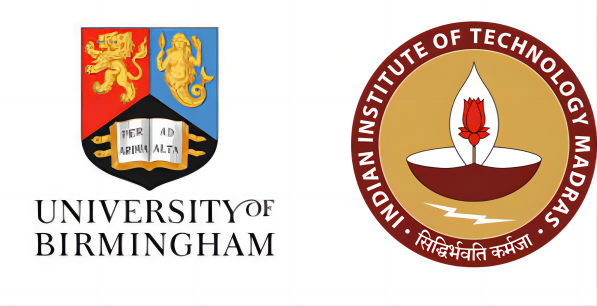 The Joint Masters program accepting applications from the University of Birmingham and IIT Madras.